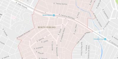 Karta över Bento Ribeiro