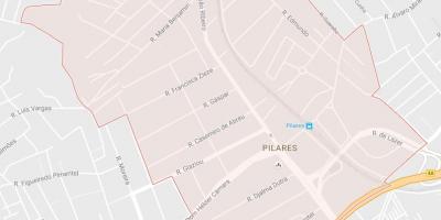 Karta över Pilares