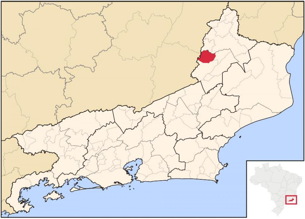 Karta över Miracema