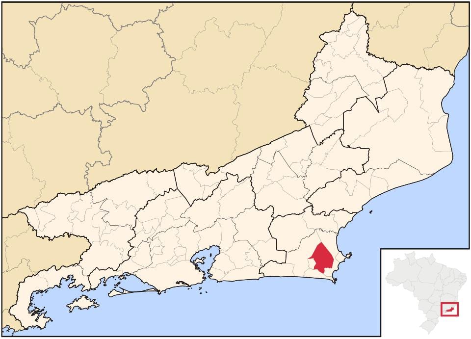 Karta över São Pedro da Aldeia