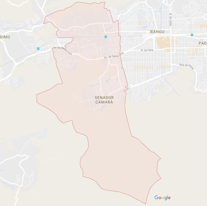 Karta över Senador Camará
