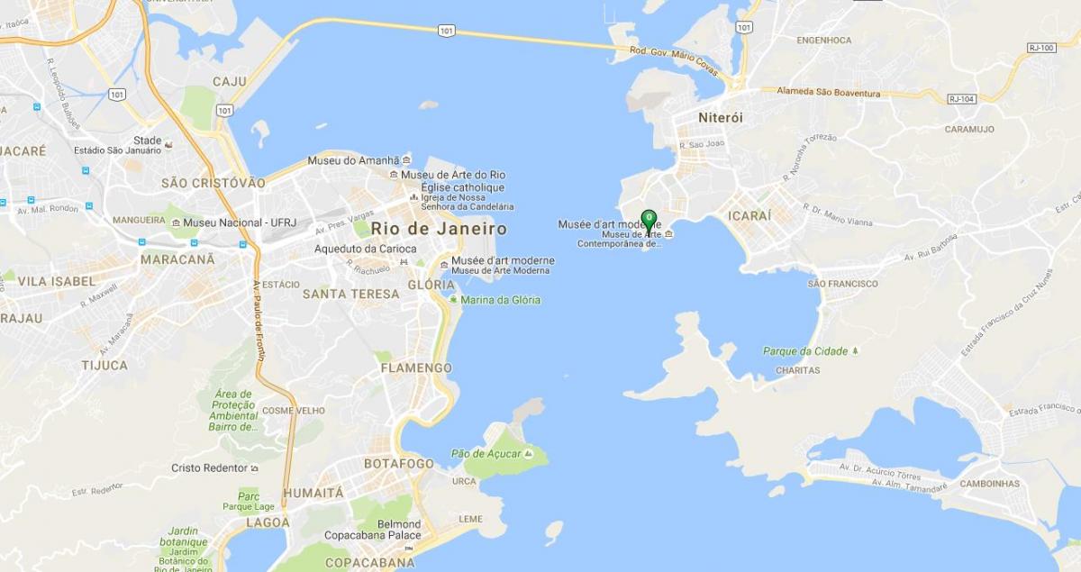 Karta över stranden, Boa Viagem