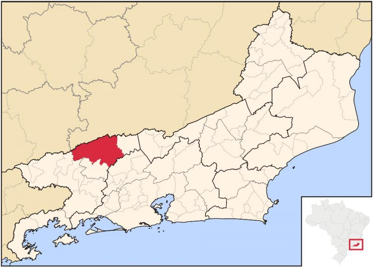 Karta över Valença