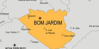 Karta över Bom Jardim kommun