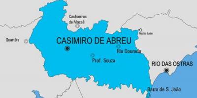 Karta över Carmo kommun
