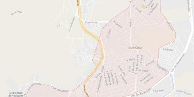 Karta över Curicica