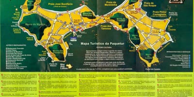 Karta över Paquetá