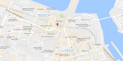 Karta över Praça Mauá