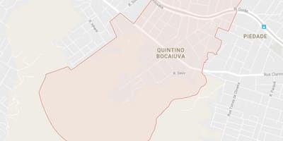 Karta över Quintino Bocaiúva