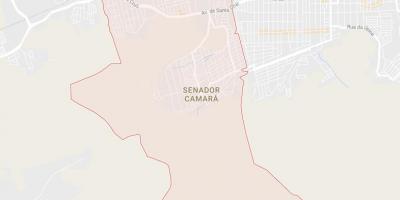 Karta över Senador Camará