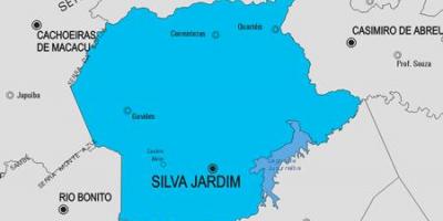 Karta över Silva Jardim kommun