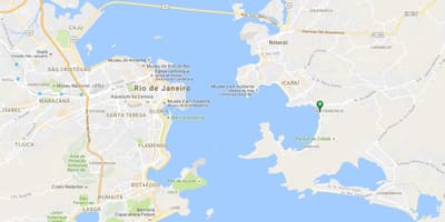 Karta över stranden São Francisco