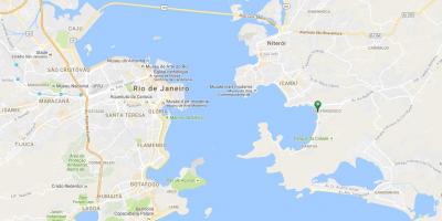 Karta över stranden São Francisco
