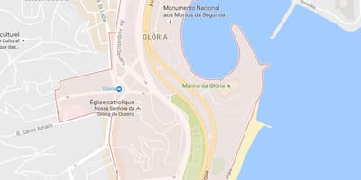 Karta över Glória