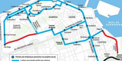 Karta över VLT-Carioca