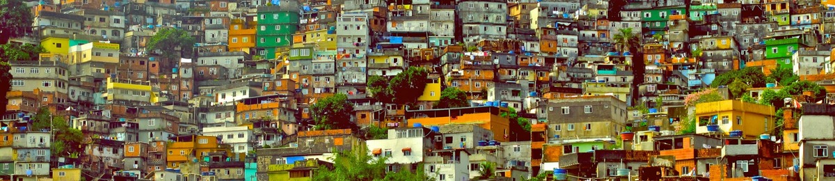 Rio de Janeiro kartor av Favelor